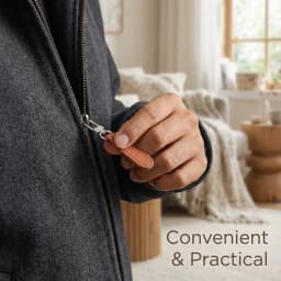 4pcs PU Leather Zipper Pull Replacement, Pull Zipper Tabs Fasteners for Bags Luggage Purses Backpacks