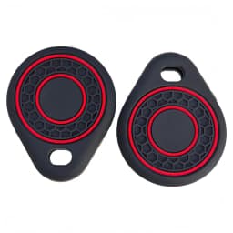 New Access Card Case Silicone Card Holder Keychain Key Ring Door Lock Access Tags ID Card Case Keychain Access Card Bag