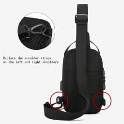 Handy Compact Fashion Sling Bag Multi-Color Design Adjustable-Strap Lightweight for Commute Outdoor Trips Functional Bag
