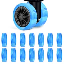 4-40pcs Luggage Wheel Covers Silicone Suitcase Wheel Covers Luggage Wheel Protector Heavy Duty Noise-Proof Accessories