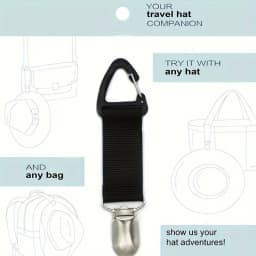 Outdoor Travel Straw Hat Clip Portable Hat Clip Multi-Purpose Outdoor Storage Clip