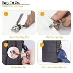 Outdoor Travel Straw Hat Clip Portable Hat Clip Multi-Purpose Outdoor Storage Clip