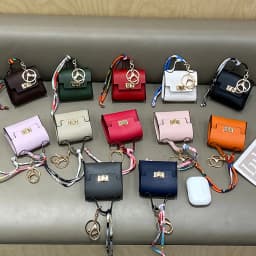 Mini Square Leather Bag Charm Bag Pendant Light Luxury Cute Bag Pendant Fashion Decor Accessories Creative Keychain Coin Purse