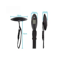 40kg/100g Portable Luggage Scale Blue Backlight Travel Digital Hanging Scales With Webbing Belt LCD Digital Electronic Luggage