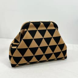 Summer Beach Clutch Bag Woven Crochet Handbags for Women Purses Knitting Dumpling Clutch Ruched Cute Cloud Casual Colorblock Bag