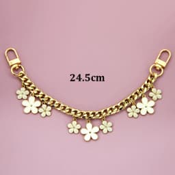Pearl Flower Purse Chain Bag Extender Crossbody Purse Strap Crossbody Purse Strap Chain Extender
