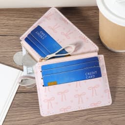 Card clip ultra-thin, lightweight, portable cash, ID card, credit card, coin pocket wallet, fashionable zipper coin wallet, high
