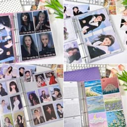 10Pcs A4 Kpop Binder Sheets Multiple Pockets Sleeve PP Acid Free Photo Album Refill Pages Card Stamp Die Jewelry Storage