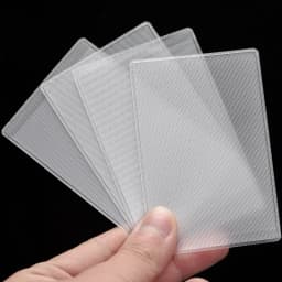 1-50pcs PVC Cards Protector Frosted Transparent Credit ID Card Cover Anti-magnetic Holder Postcard Container Storage Bags Case