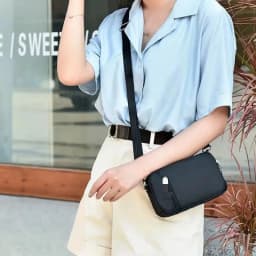 Fashion Black Nylon Shoulder Bag Strap Adjustable Replacement Detachable Belt for Women Men Messenger Bags Handle Handbag Belt
