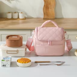New Nylon Portable Lunch Bag Reusable Multi-functional Insulated Lunch Box Leakproof Insulated Bag Women Special Purpose Bags