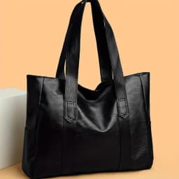 Fashionable Women's Handbag - Spacious and Multifunctional Shoulder Bag with Safety Zipper and Durable Synthetic Leather