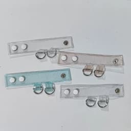 2pcs New PVC Bag Strap Extension Buckle Transparent Backpack Buckle Snap Clasp Clip Luggage Accessories