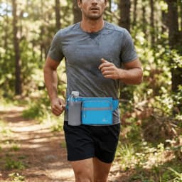 Multifunctional Waist Bag Waterproof Invisible Design Phone Chest Bag Lightweight Oxford Material Water Bottle Bag