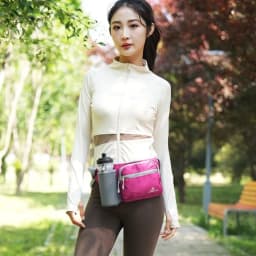 Multifunctional Waist Bag Waterproof Invisible Design Phone Chest Bag Lightweight Oxford Material Water Bottle Bag