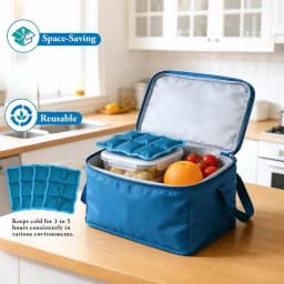 Lunch Box Ice Packs Long-Lasting Cold Gel Bag Reusable Freezable Ice Gel Packs For Travel Hiking Beach Camping Sports