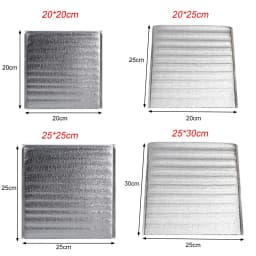 50Pcs/Pack Ice Cold Warm Aluminum Foil Bag Delivery Carrier Drink Storage Insulation Bag with Closure Food Thermal Cooler Bag
