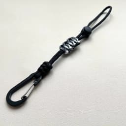 1Pc Water Bottle Holder with Lanyard, Alloy Hook Keychain, Portable Clip for Travel Hiking Backpack Accessory