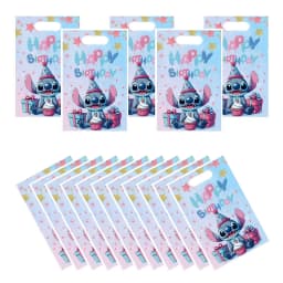 30pcs Disney Stitch Gift Packaging Bag, Cartoon Cute Practical Shopping Bag, Party Supplies, Storage Item Bag
