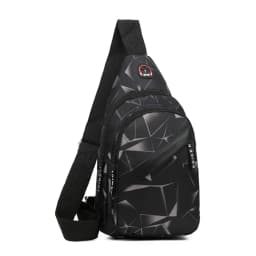 Chest Bag,Men's Casual Waterproof Crossbody Bag, Trendy Sports Bag, Multifunctional Small Bag, Shoulder Bag