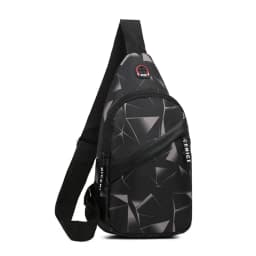 Chest Bag,Men's Casual Waterproof Crossbody Bag, Trendy Sports Bag, Multifunctional Small Bag, Shoulder Bag