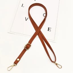 PU Leather Purse Handle Strap 51 Inch Adjustable Length Handbag Strap Replacement DIY Clutch Bag Handle Strap Repair Accessories