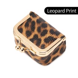 New Mini Women's Solid Color PU Leather Jewelry Box Can Store Rings Necklaces Earrings Portable Coin Purse With Kiss Clasp