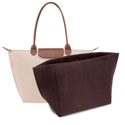 Felt Insert Bag Fits For Longchamp Handbag Liner Bag Felt Cloth Makeup Bag Support Travel Portable Insert Purse Organizer