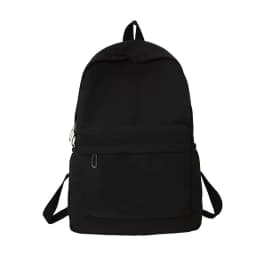 Simple Solid Color Lightweight Backpack Multifunctional Casual Bag for High School Students Perfect for School Travel Daily Use