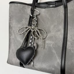 INS Bag Key Chain Korean Style Bow Phone Pendant Chain Heart Charm Strap Braided Rope Bag Hanging Decors Jewelry Gift Decoration