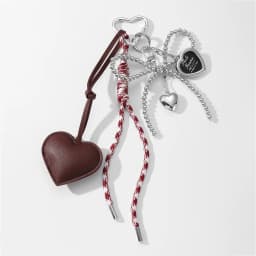 INS Bag Key Chain Korean Style Bow Phone Pendant Chain Heart Charm Strap Braided Rope Bag Hanging Decors Jewelry Gift Decoration