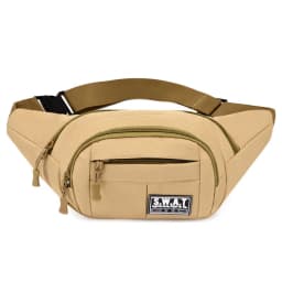 New Four Zipper Multi Layer Men's Waist Bag Outdoor Leisure Sports Women's Chest Bag Travel Mobile Wallet