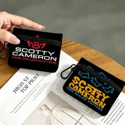 Brand S-Scotty C-Cameron Fashion Mini Hanging Oxford Cloth Coin Bag Durable Zipper Key Card Pouch With Carabiner