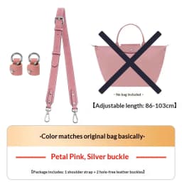 Leather Bag Shoulder Strap for Longchamp Terra Short Handle Small Bag Modification Without Punching Strap Bag Accessories