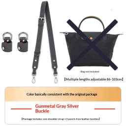 Leather Bag Shoulder Strap for Longchamp Terra Short Handle Small Bag Modification Without Punching Strap Bag Accessories