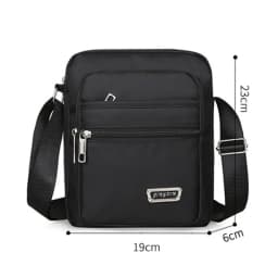 2025 Men Nylon Shoulder Bag Messenger Bag Casual Nylon Zipper Pocket Handbag Fashion Tote Travel Male Crossbody Bags New