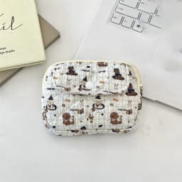 Cartoon Animals Coin Purse Portable Card Quilted Storage Bag Card Hold Wallets & Holders Multifunctional Quilted Storage Bag