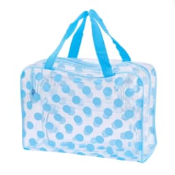 Transparent Polka Dot Women's Makeup Bag Waterproof PVC Cosmetic Bag Portable Women Storage Bag Toiletries Female Wash Bag