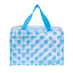 Transparent Polka Dot Women's Makeup Bag Waterproof PVC Cosmetic Bag Portable Women Storage Bag Toiletries Female Wash Bag