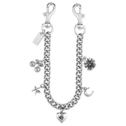 Alloy Cherry Flower Bag Pendant Versatile Design Bag Charms Hanging Chain Fashion Accessory