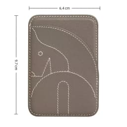 Simple PU Magnetic Card Holder Short Handmade Business Card Holder Large Capacity Back Sticker Stealth Name Card Clip