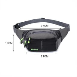 Travel Waist Bag Zipper Outdoor Sports Shoulder Bag Men's and Women's Waterproof Fashion Large-capacity Adjustable