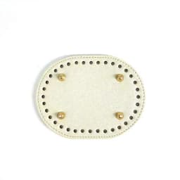 14.5x11cm Oval Bottom for Knitted Bag PU leather Bag Base Handmade Bottom With Holes Diy Crochet Bag Bottom accessories