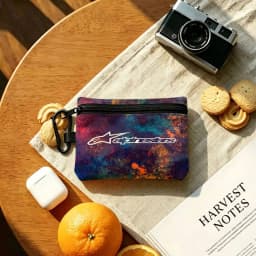Alpinestars Logo Multifunctional Oxford Cloth Small Pouch With Hook Mini Coin Wallet Earbud Storage Bag