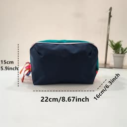 Large Capacity Lightweight Makeup Toiletry Travel Bag Dopamine-Colored Travel Shoulder Bag Waterproof Nylon Toiletry Hanging Ba