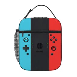 Games Console Handheld Lunch Bag For Boy/Girls Children Best Gifts 2D Flat Cartoon Thermal Insulation Lunch Box Bag Picnic Bag