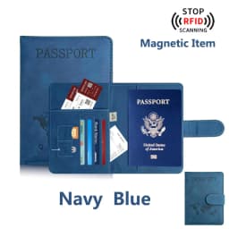 Passport Holder for Travel Essentials Passport Wallet Cover Case for Travel Accessories,Passport Book Holders for Women/Men