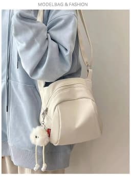 Lightweight and Versatile Nylon Shell Bag for Women, 2026 New Large Capacity Casual Single Shoulder Crossbody Commuting Bag
