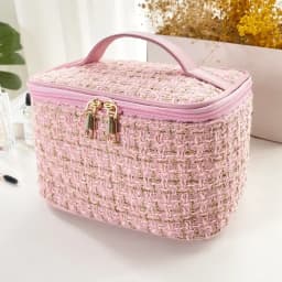 New Women's Portable Makeup Bag with Large Capacity Handheld Toilet Bag, Essential Cosmetic Organizer for Toilet Storage