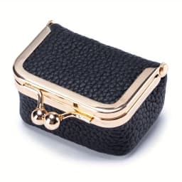 2026 New Women's Solid Color Imitation PU Leather Jewelry Box Ring Necklace Earring Storage Mini Coin Wallet